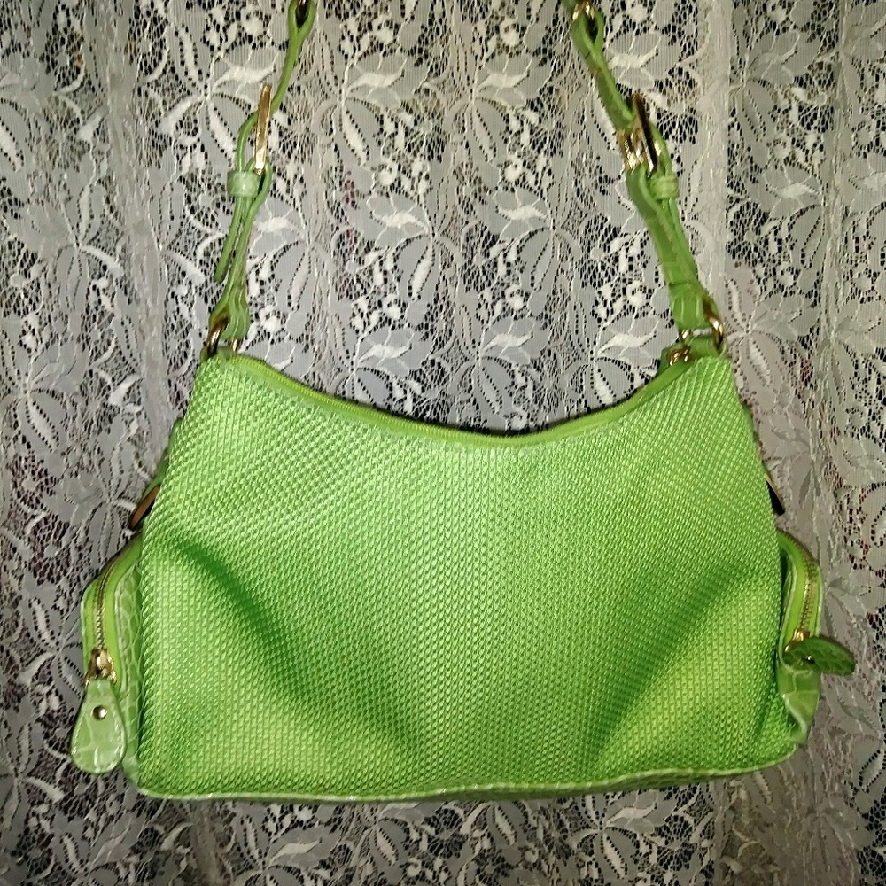 Green Liz Claiborne handbag/purse